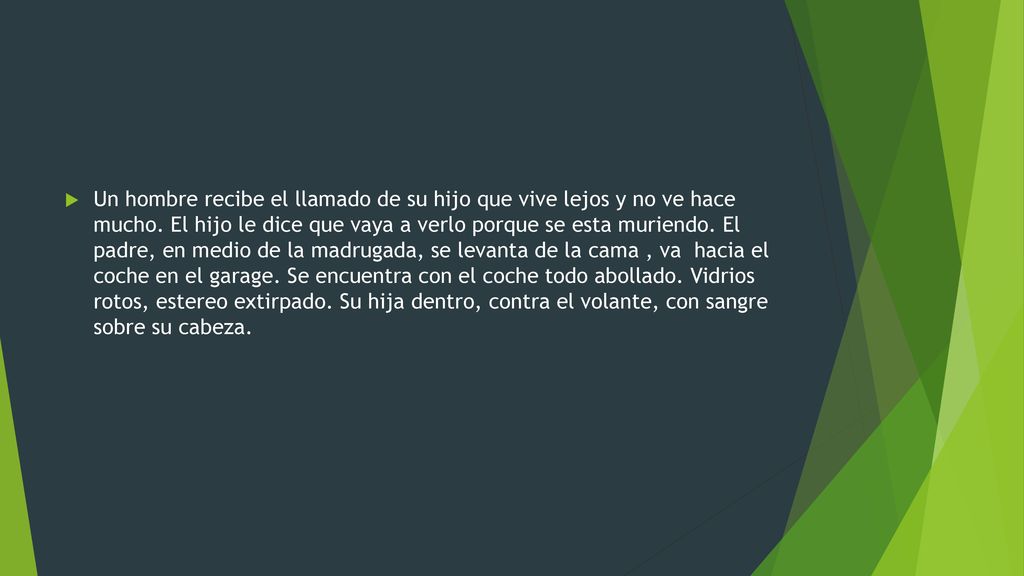 Un hombre recibe el llamado de su hijo que vive lejos y no ve hace mucho.