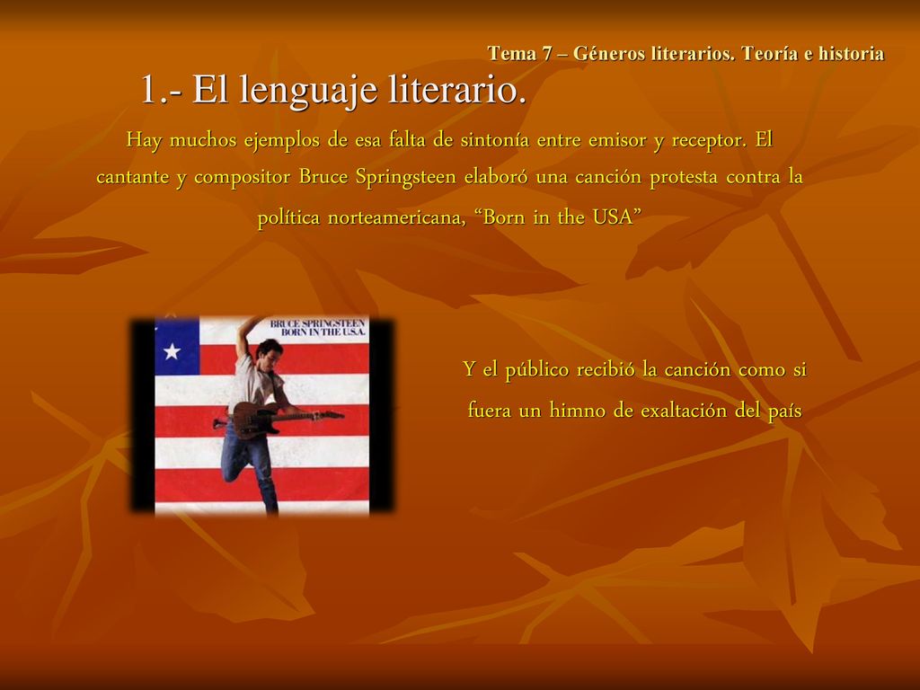 Tema 7 – Géneros literarios. Teoría e historia