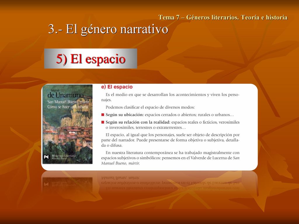 Tema 7 – Géneros literarios. Teoría e historia