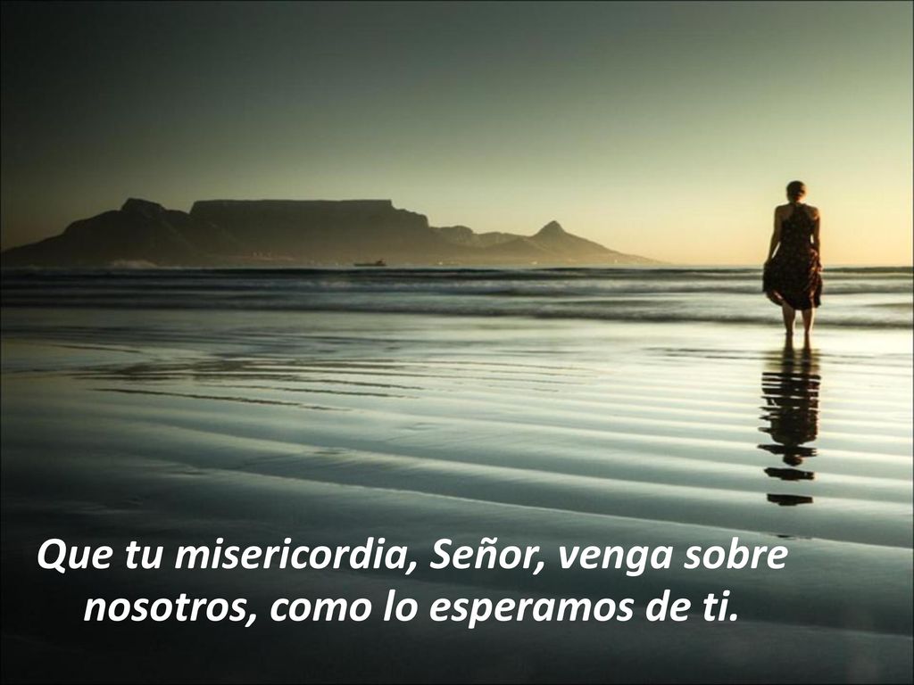 Que tu misericordia, Señor, venga sobre nosotros, como lo esperamos de ti.