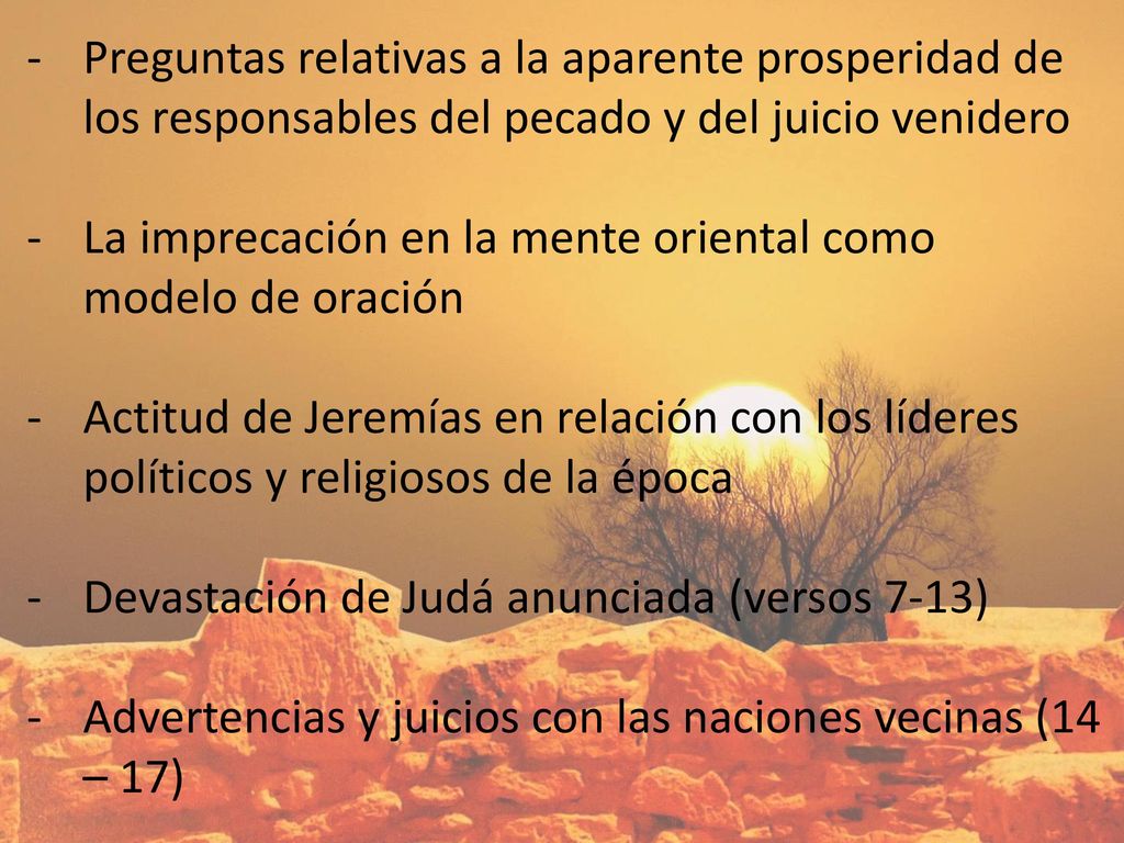 Preguntas relativas a la aparente prosperidad de los responsables del pecado y del juicio venidero