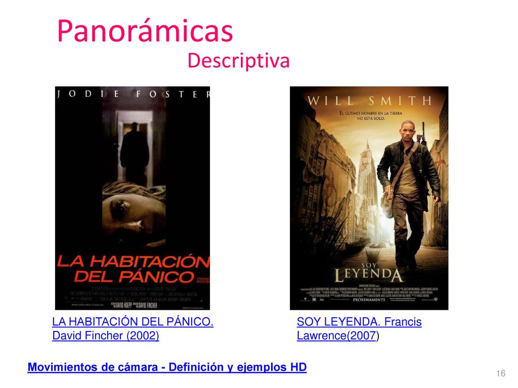 Panorámicas Descriptiva LA HABITACIÓN DEL PÁNICO. David Fincher (2002)