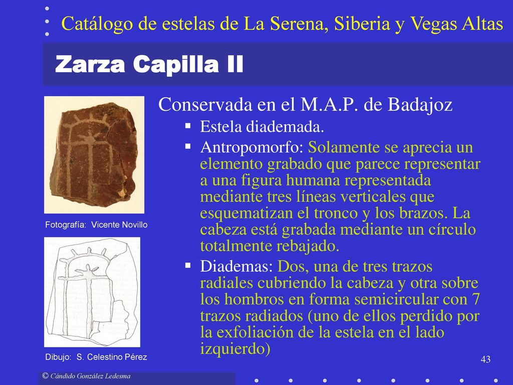Catálogo de estelas de La Serena, Siberia y Vegas Altas