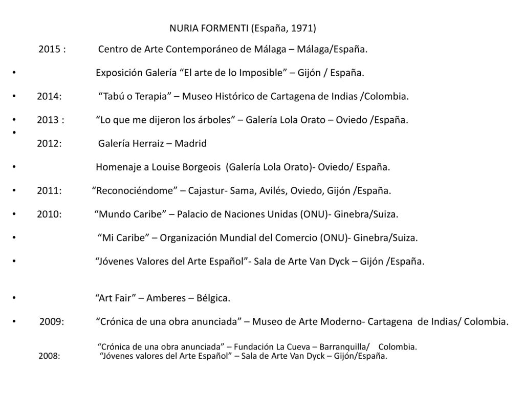 Exposición Galería El arte de lo Imposible – Gijón / España.