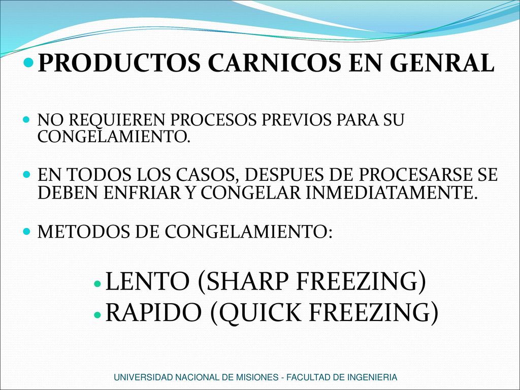 PRODUCTOS CARNICOS EN GENRAL