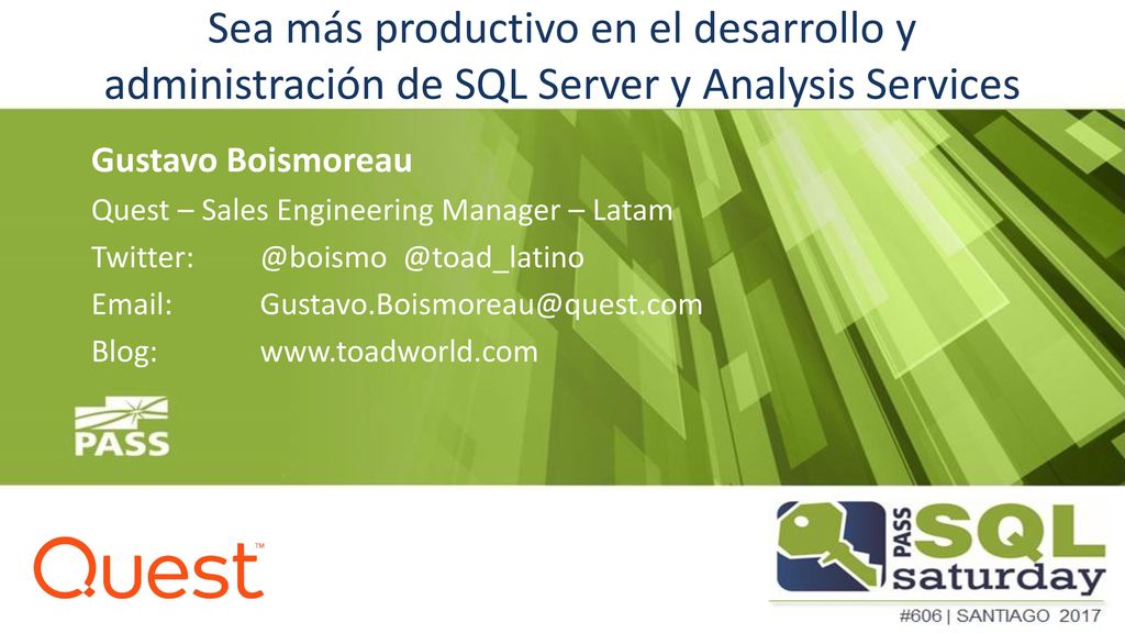 Sea más productivo en el desarrollo y administración de SQL Server y Analysis Services