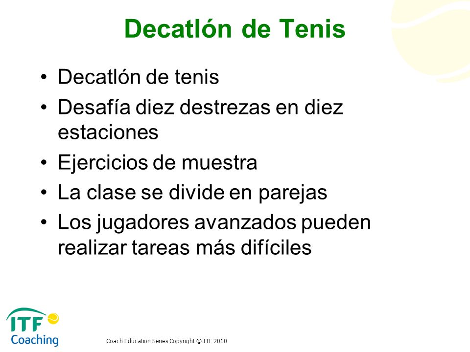 Decatlón de Tenis Decatlón de tenis