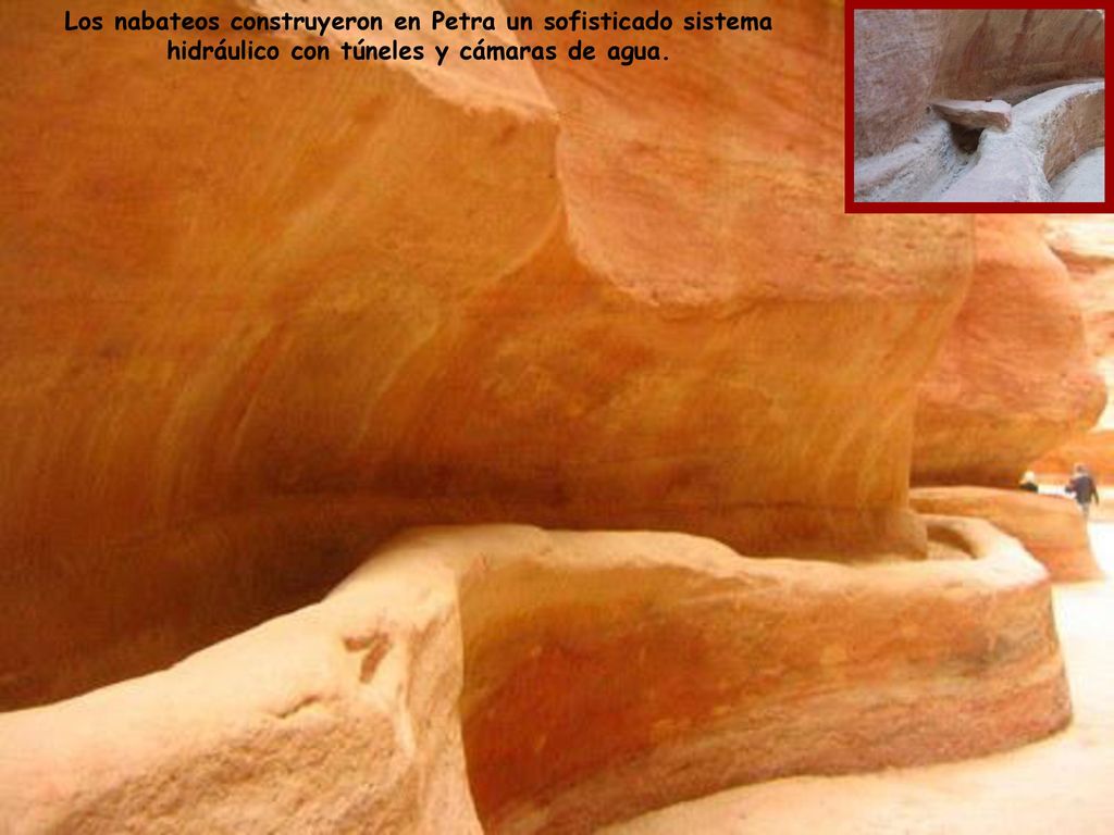 Los nabateos construyeron en Petra un sofisticado sistema hidráulico con túneles y cámaras de agua.