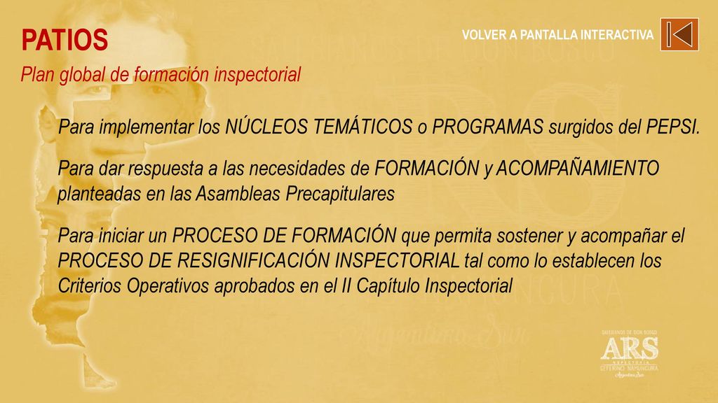 Para implementar los NÚCLEOS TEMÁTICOS o PROGRAMAS surgidos del PEPSI.