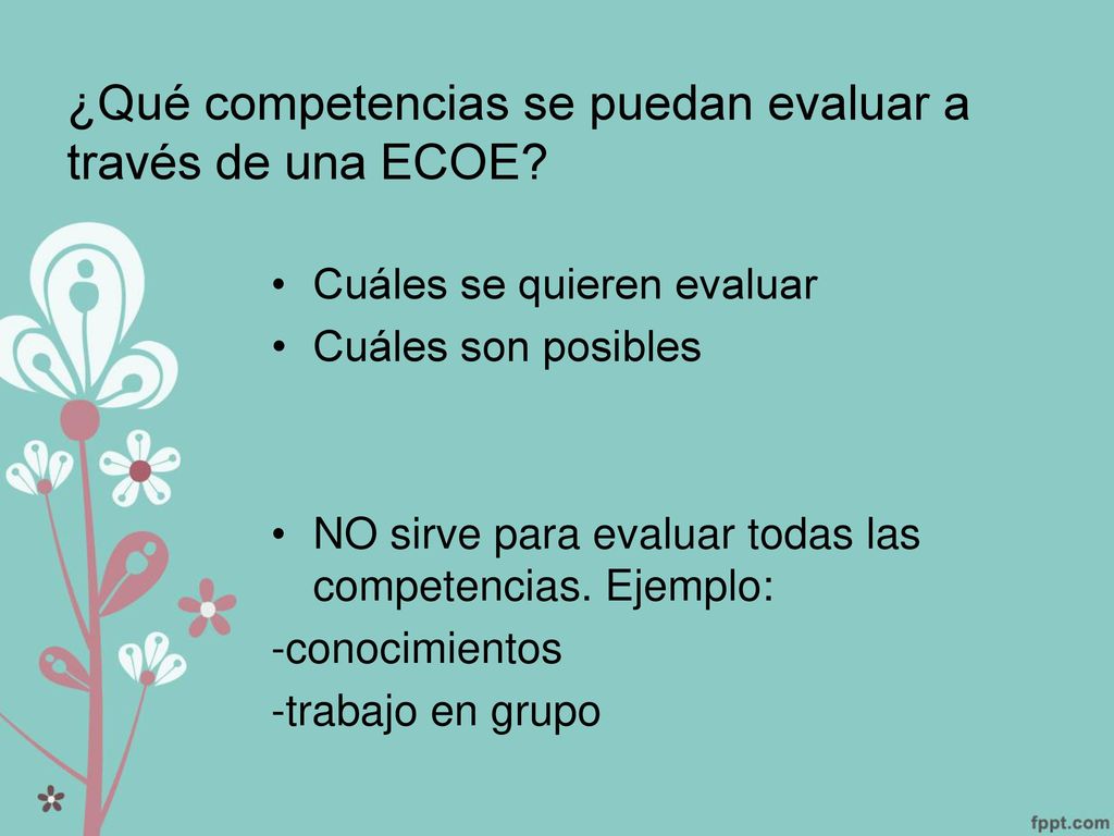 ¿Qué competencias se puedan evaluar a través de una ECOE