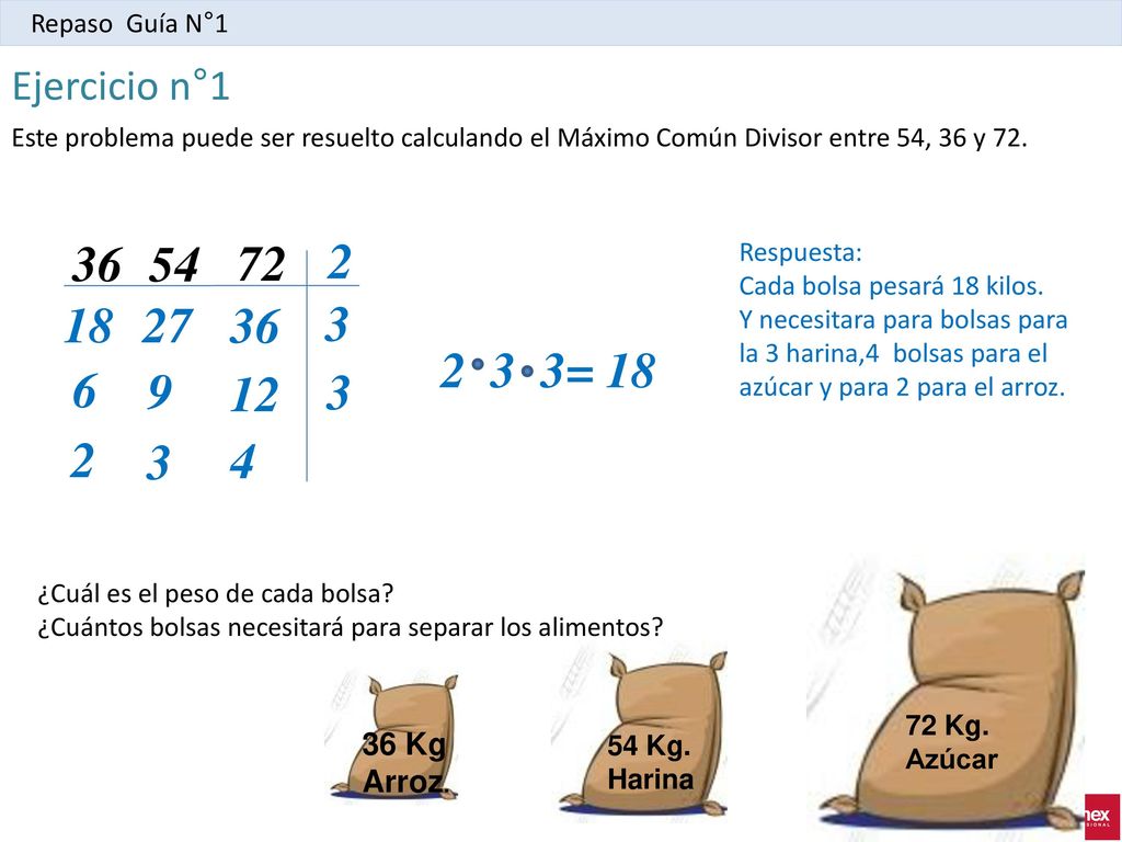 Repaso Guía N°1 Nivelación Matemática (MAT 100) Primer Semestre Sede. Ejercicio n°1.