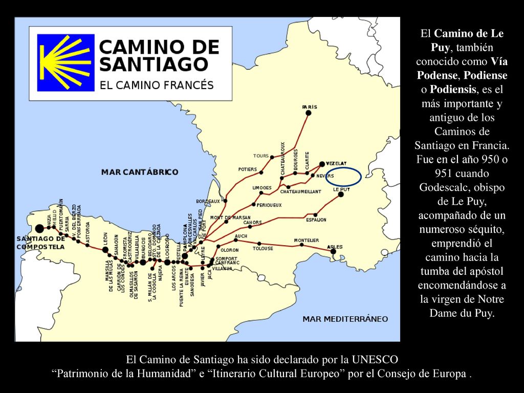 El Camino de Santiago ha sido declarado por la UNESCO
