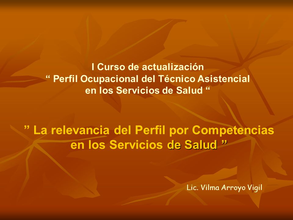 I Curso de actualización