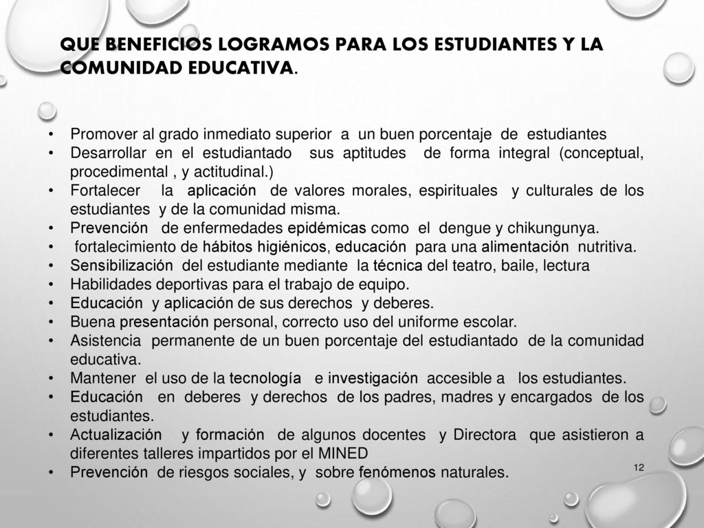 QUE BENEFICIOS LOGRAMOS PARA LOS ESTUDIANTES Y LA COMUNIDAD EDUCATIVA.