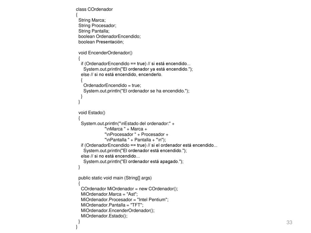 class CAritmetica { /* * Operaciones aritméticas. */ public static void main (String[] args) int dato1, dato2, resultado;