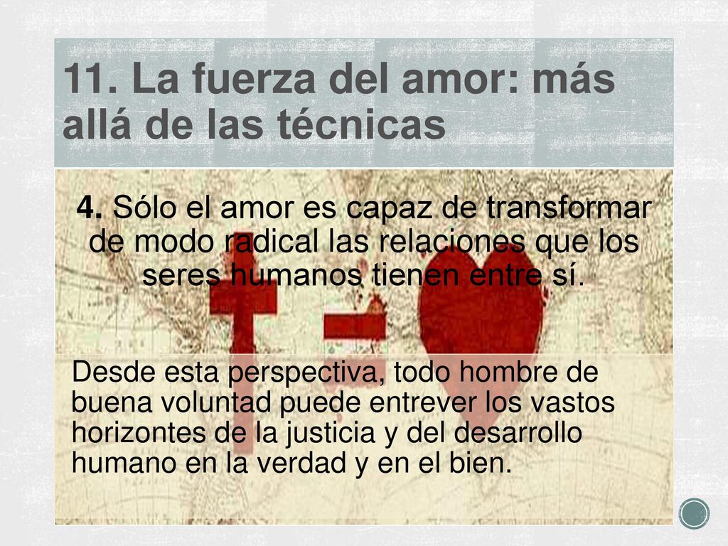 11. La fuerza del amor: más allá de las técnicas