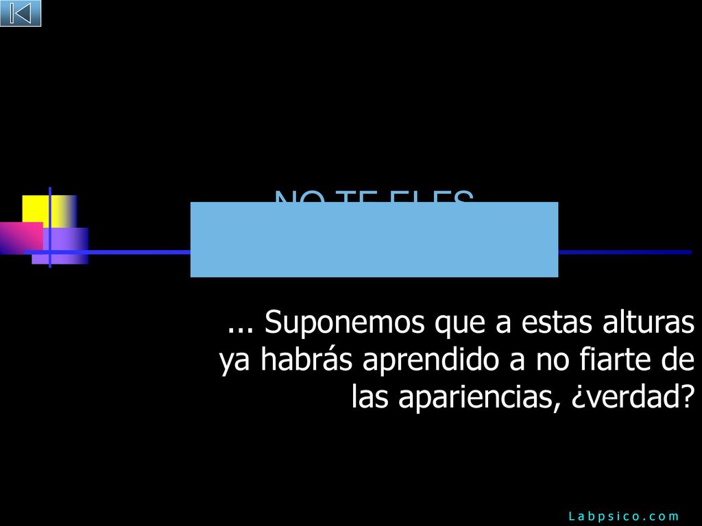NQ TF ELFS ... Suponemos que a estas alturas ya habrás aprendido a no fiarte de las apariencias, ¿verdad