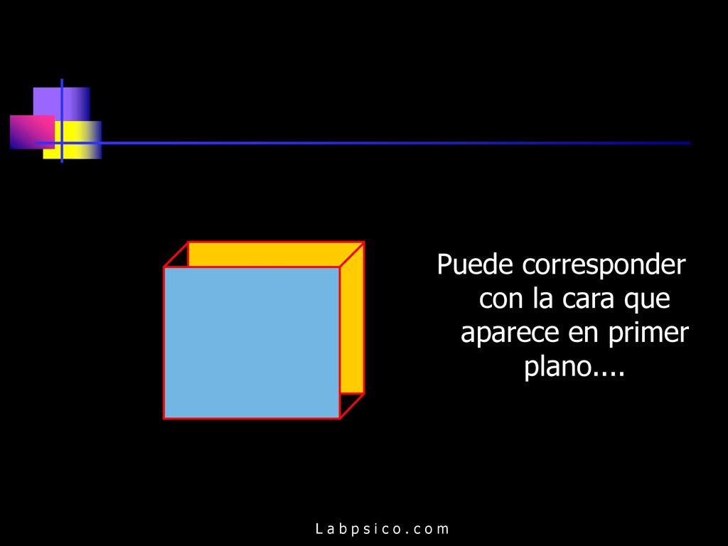 Puede corresponder con la cara que aparece en primer plano....