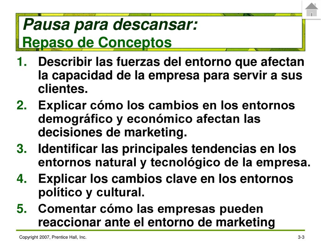 Explicar los cambios clave en los entornos político y cultural.