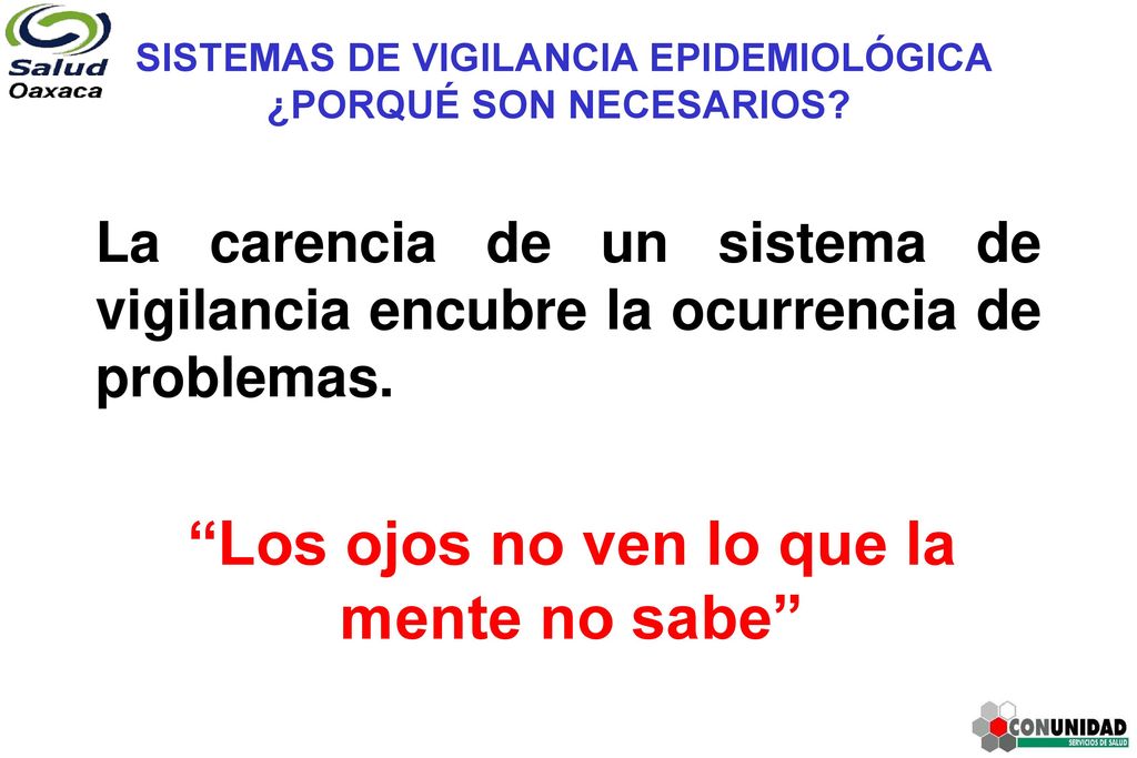 Los ojos no ven lo que la mente no sabe