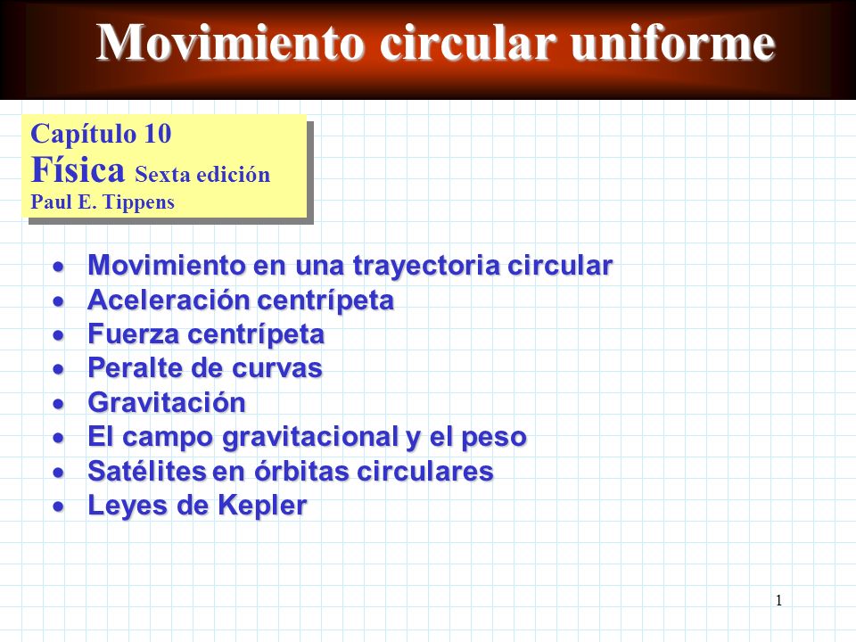 Movimiento circular uniforme
