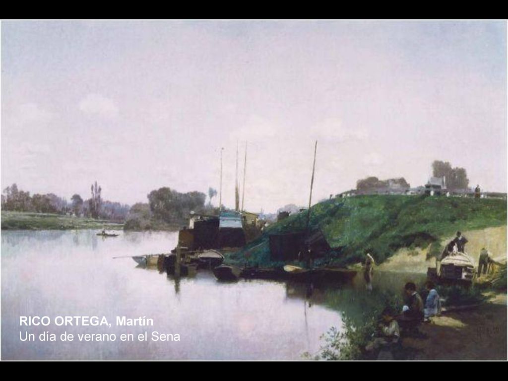 RICO ORTEGA, Martín Un día de verano en el Sena