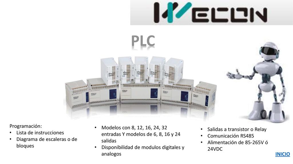 PLC Programación: Lista de instrucciones