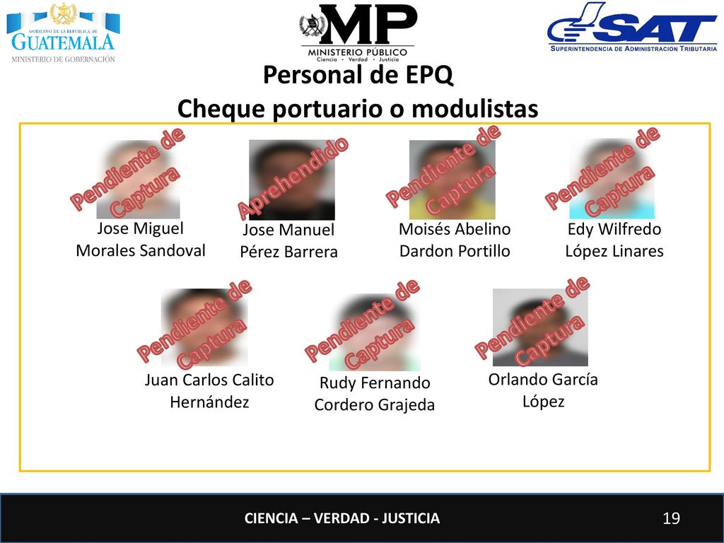 Cheque portuario o modulistas