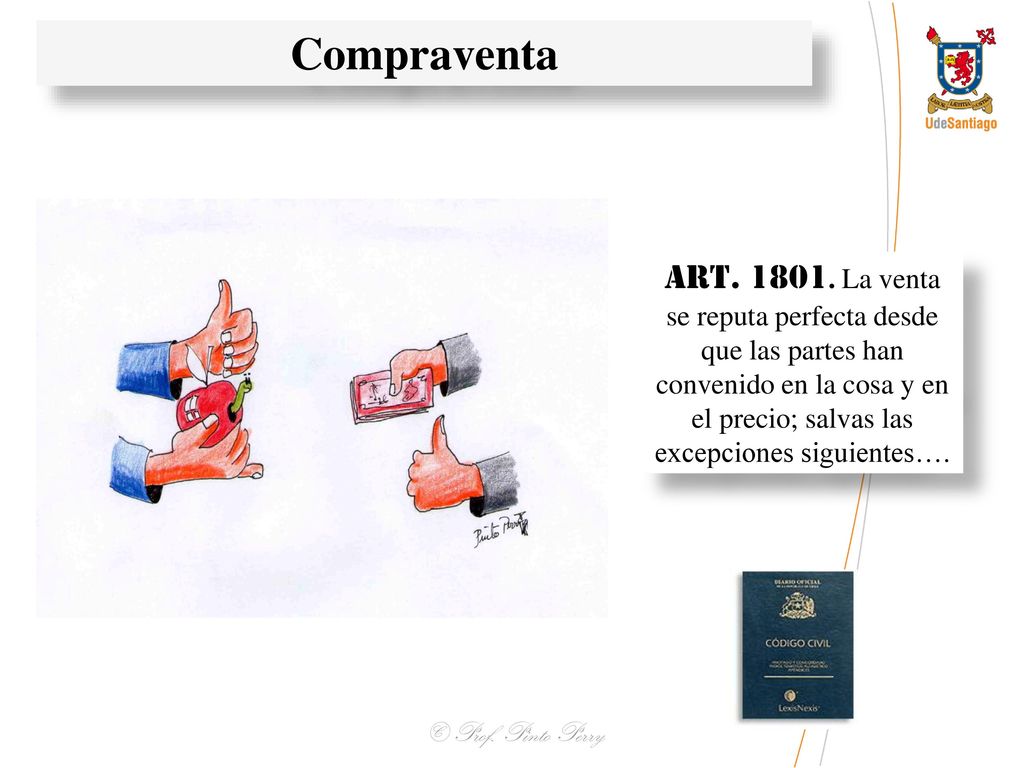 Compraventa Art La venta se reputa perfecta desde que las partes han convenido en la cosa y en el precio; salvas las excepciones siguientes….