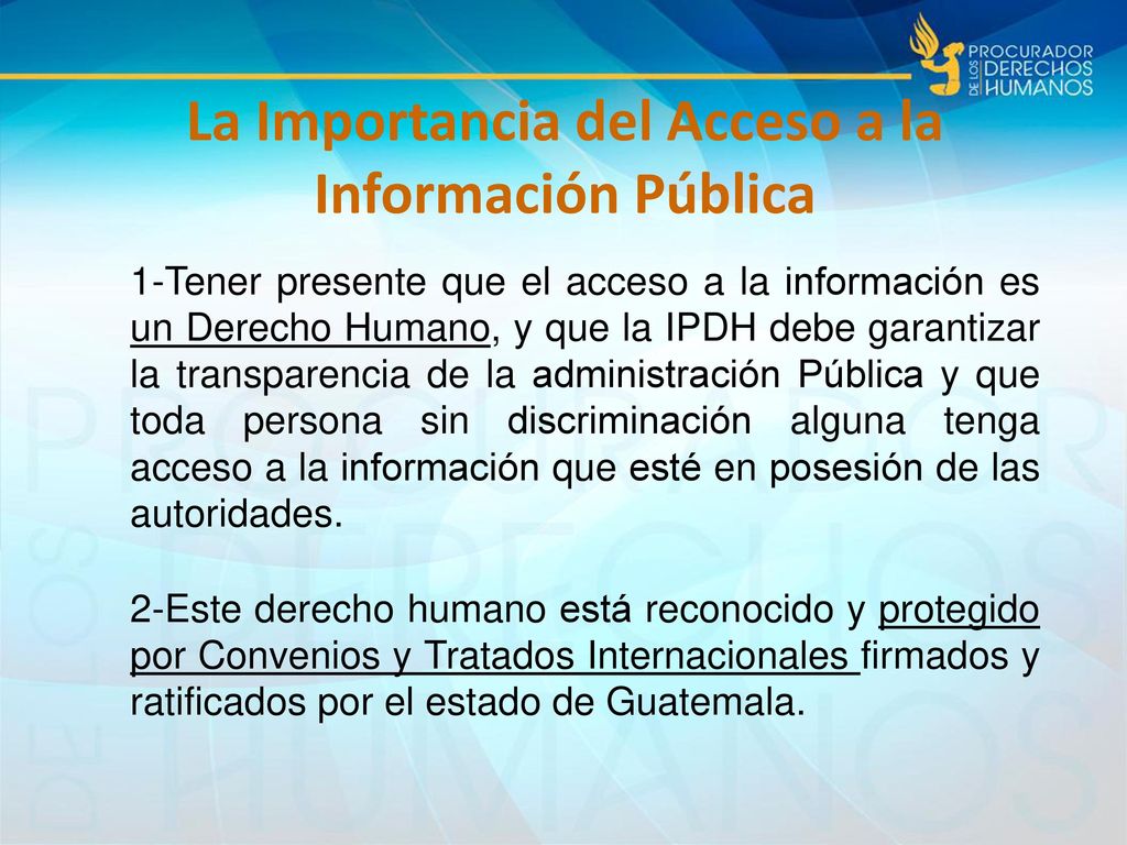 La Importancia del Acceso a la Información Pública