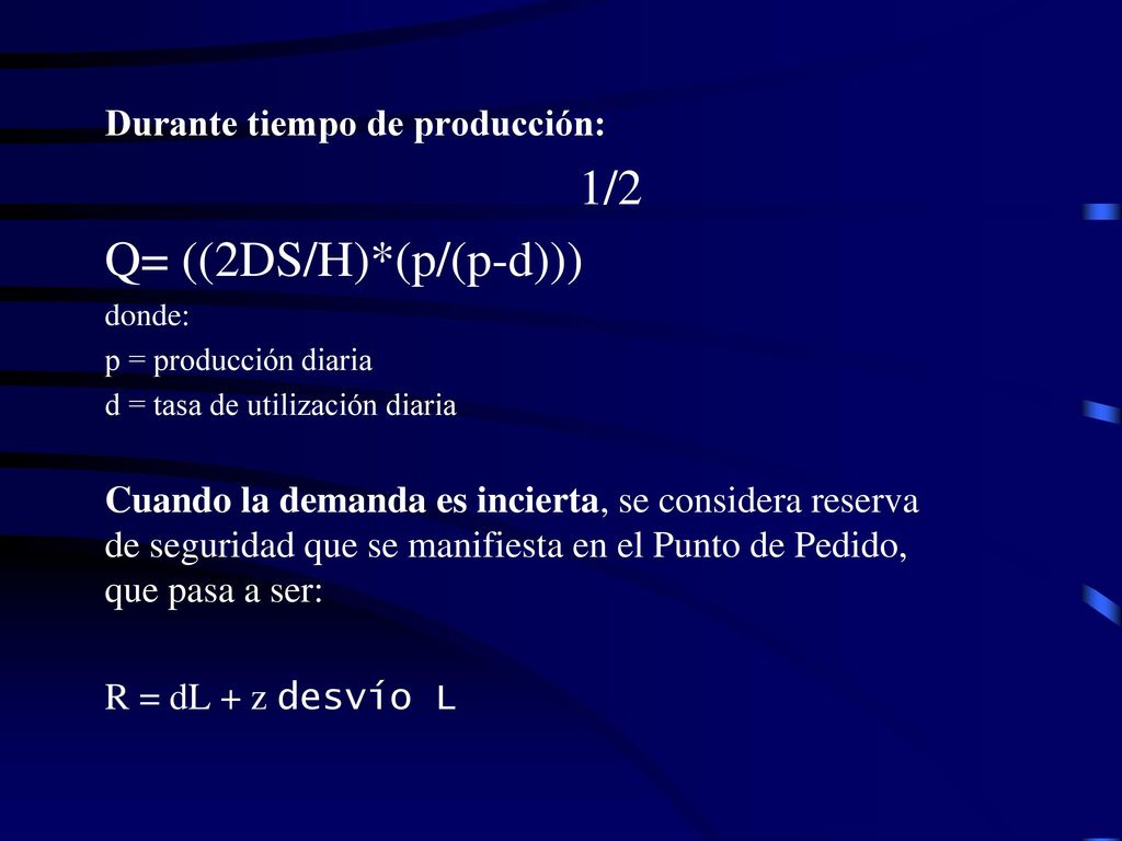 Q= ((2DS/H)*(p/(p-d)))