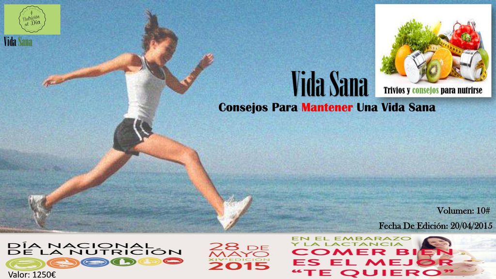 Vida Sana Vida Sana Consejos Para Mantener Una Vida Sana Volumen: 10#