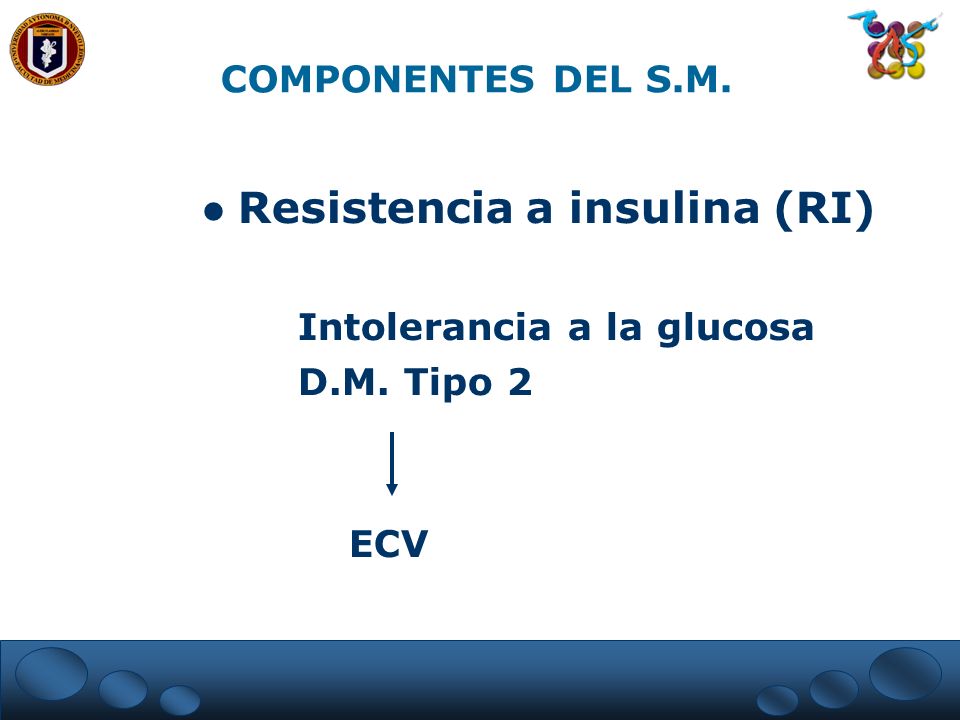 Resistencia a insulina (RI)‏