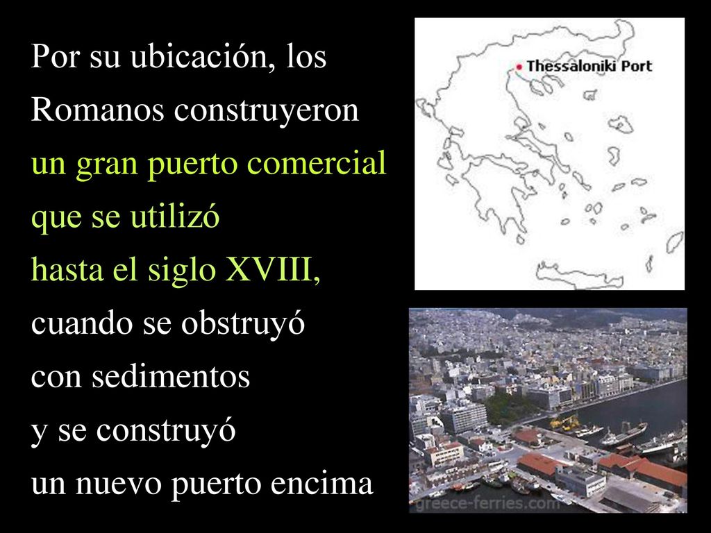 un gran puerto comercial que se utilizó hasta el siglo XVIII,