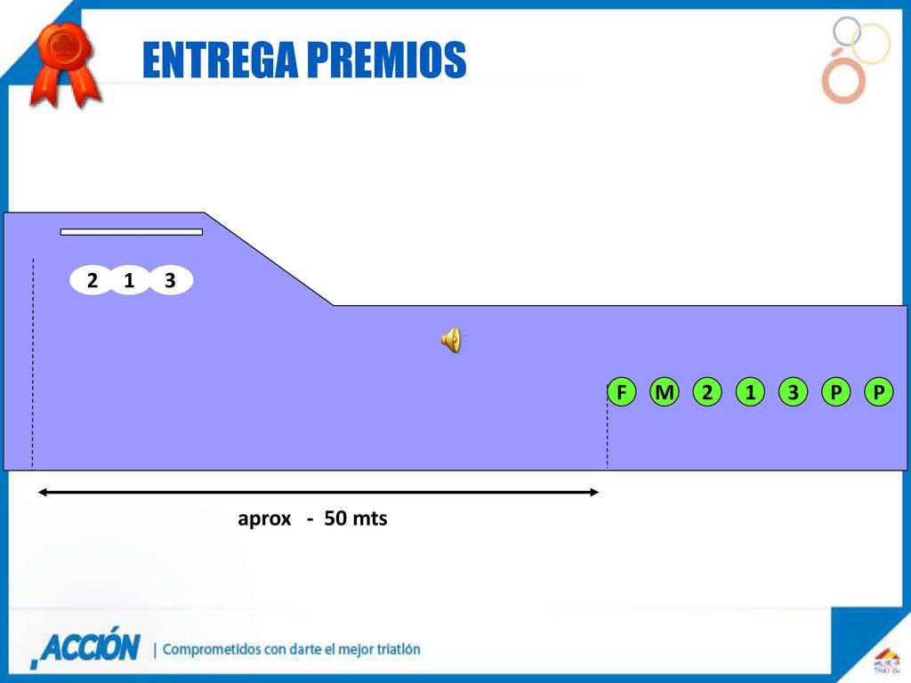 ENTREGA PREMIOS F M P P aprox - 50 mts