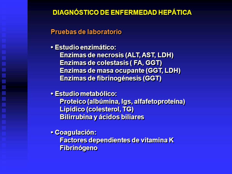 DIAGNÓSTICO DE ENFERMEDAD HEPÁTICA