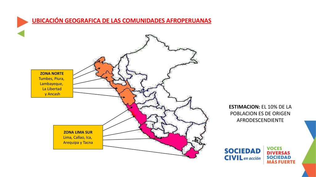 ESTIMACION: EL 10% DE LA POBLACION ES DE ORIGEN AFRODESCENDIENTE