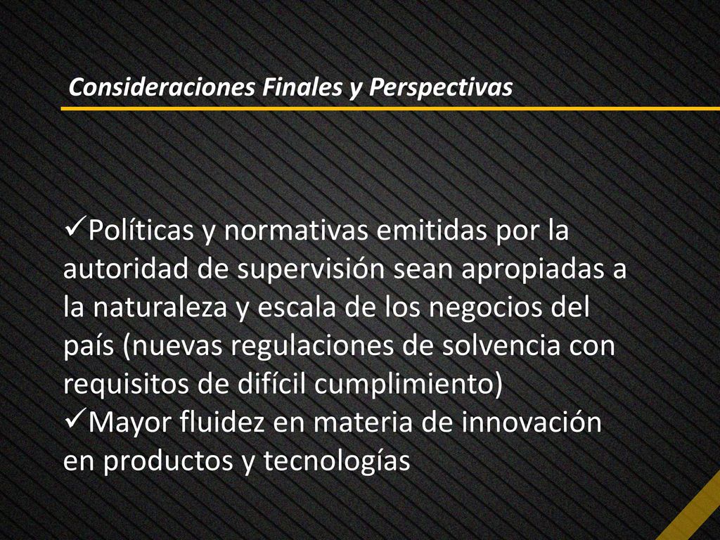 Mayor fluidez en materia de innovación en productos y tecnologías