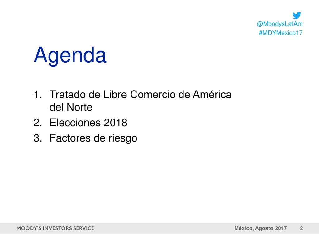 Agenda Tratado de Libre Comercio de América del Norte Elecciones 2018