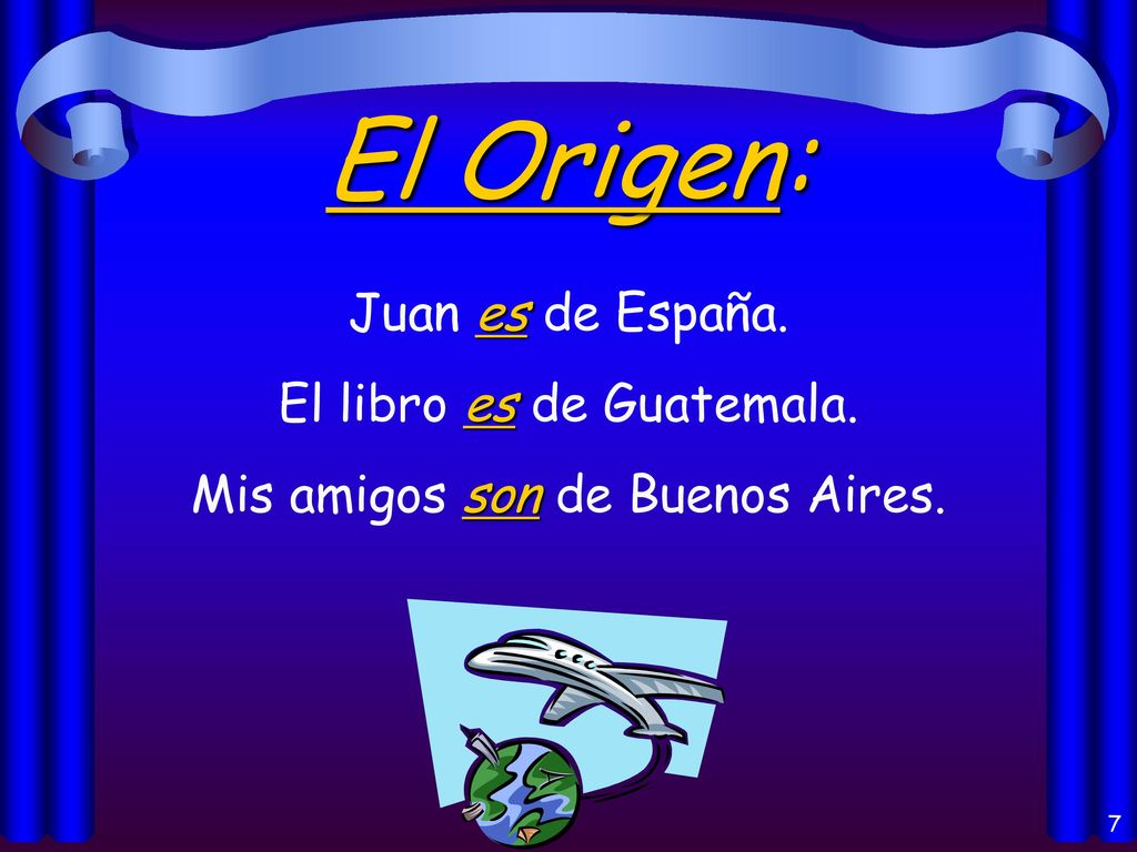 El Origen: Juan es de España. El libro es de Guatemala.