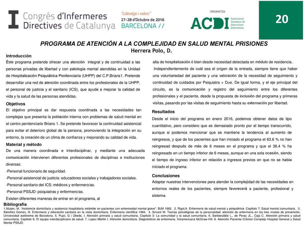 PROGRAMA DE ATENCIÓN A LA COMPLEJIDAD EN SALUD MENTAL PRISIONES
