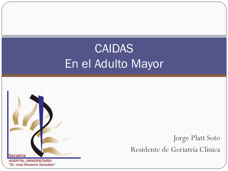 CAIDAS En el Adulto Mayor