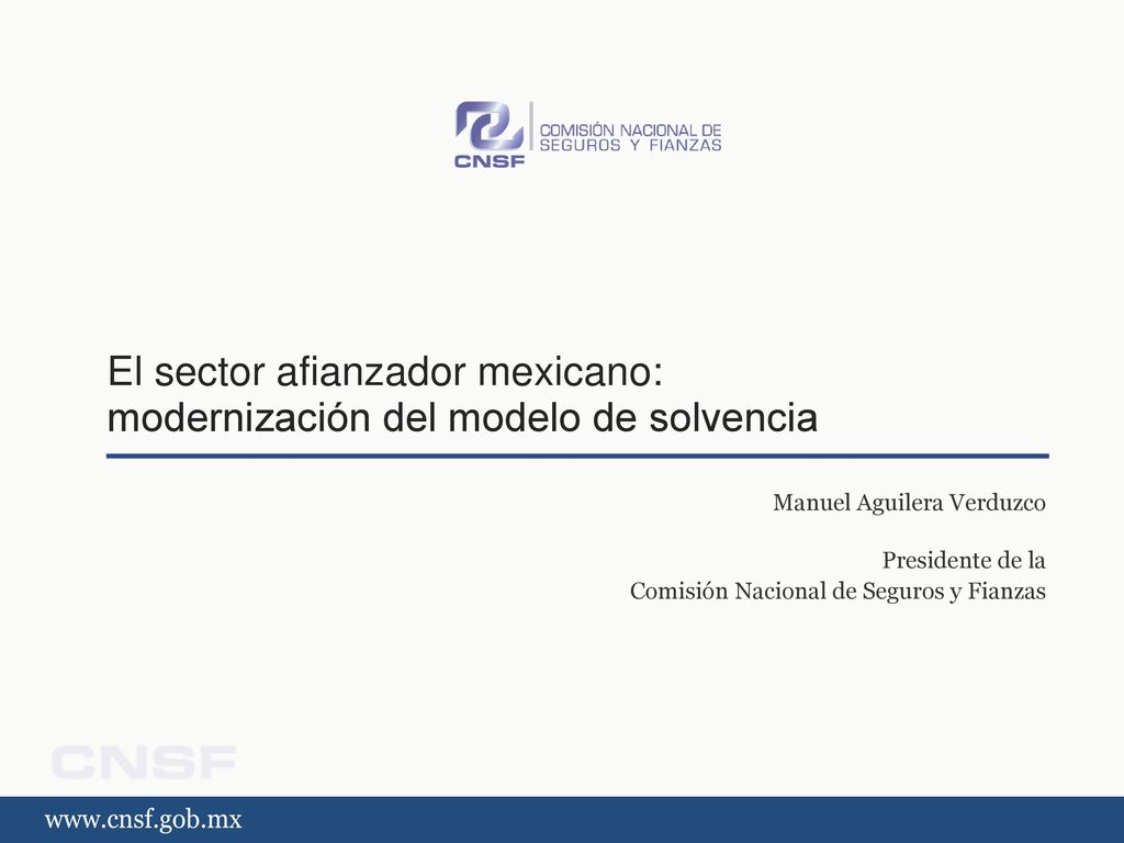 El sector afianzador mexicano: modernización del modelo de solvencia