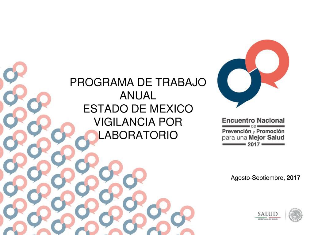 PROGRAMA DE TRABAJO ANUAL ESTADO DE MEXICO VIGILANCIA POR LABORATORIO