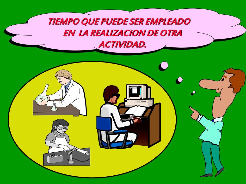 TIEMPO QUE PUEDE SER EMPLEADO EN LA REALIZACION DE OTRA ACTIVIDAD.