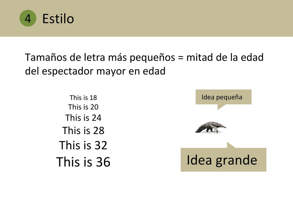 Estilo This is 36 Idea grande 4 This is 32