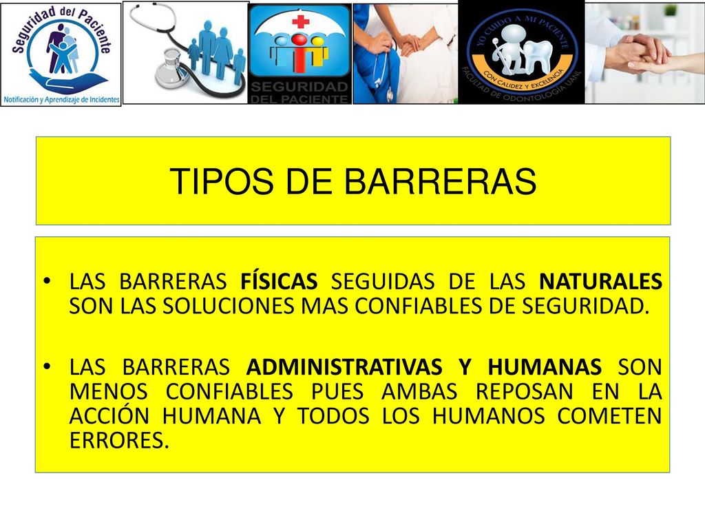 TIPOS DE BARRERAS LAS BARRERAS FÍSICAS SEGUIDAS DE LAS NATURALES SON LAS SOLUCIONES MAS CONFIABLES DE SEGURIDAD.