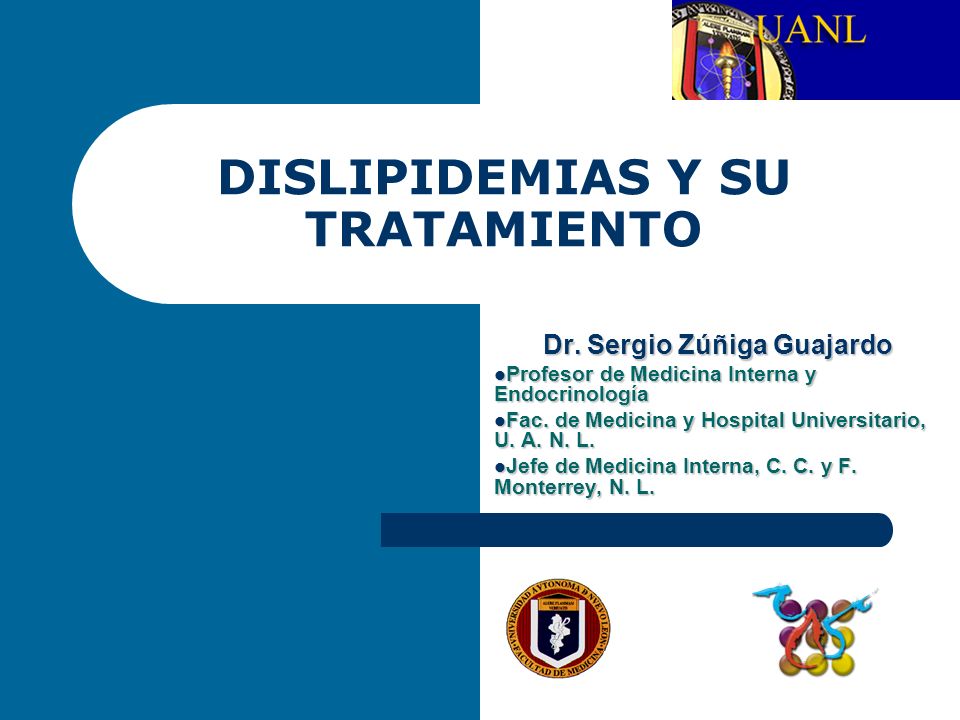 DISLIPIDEMIAS Y SU TRATAMIENTO