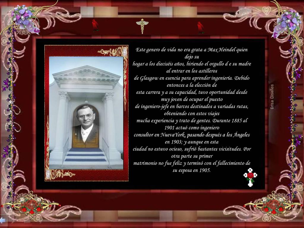 Este genero de vida no era grata a Max Heindel quien dejo su