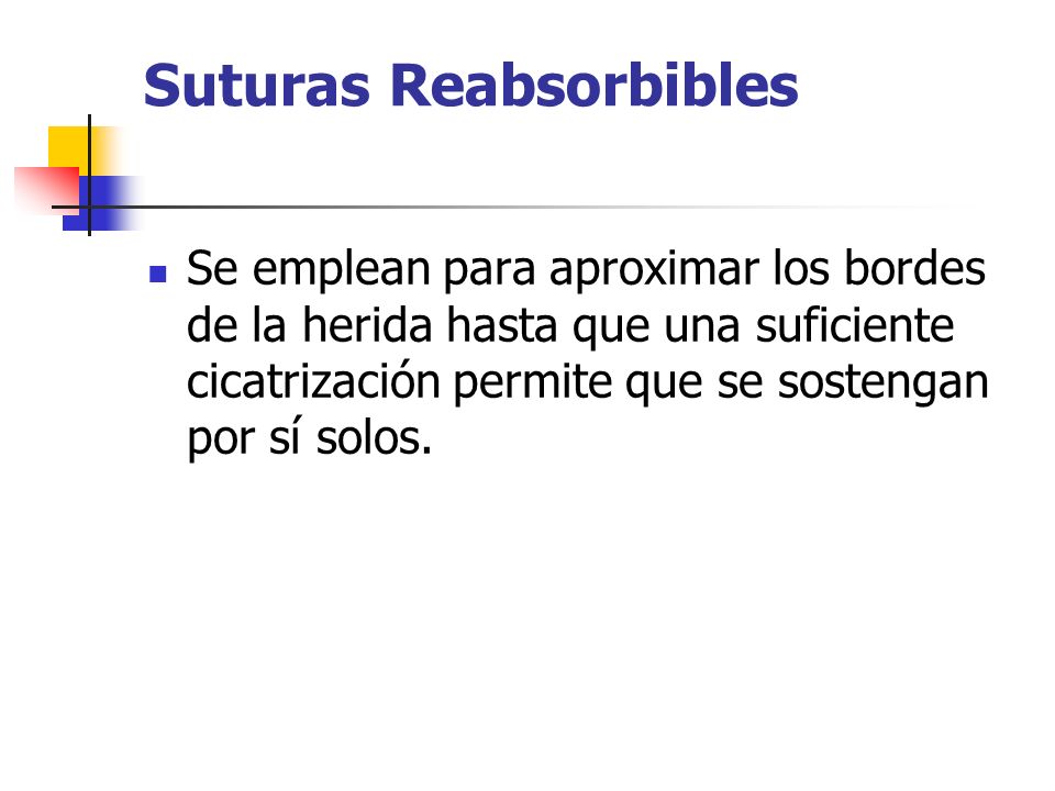 Suturas Reabsorbibles